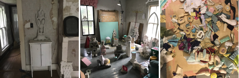 Photograph of Mike Godlett's inside house